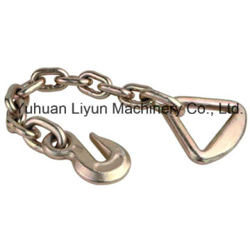 Chain Anchor with 3in Delta Ring, Expert Manufacture of Metal Hardware for Cargo Ratchet Strap